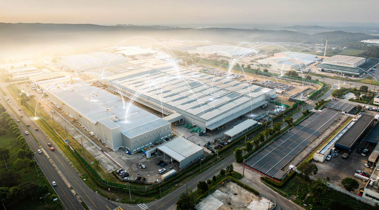 Beschaffungslogistik als Teil der Fabrikplanung mit vernetztem Industrieareal zur Optimierung von Layout, Kosten und Lieferketten