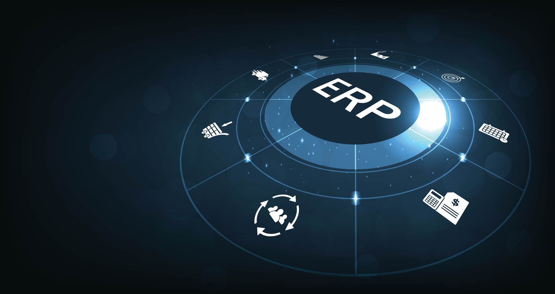 ERP-Systemgrafik zur KI-gestützten Optimierung von Einkaufs- und Beschaffungsprozessen – Metroplan unterstützt digitale Transformation in der Supply Chain